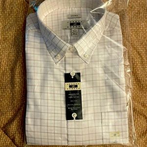 Joseph Abboud 100% cotton non iron dress shirt Modern fit Big and tall